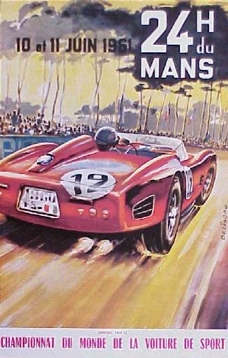 Le Mans Poster 1961