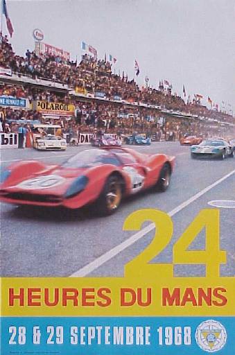 Le Mans Poster 1968