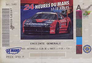 Eintrittskarte 1995
