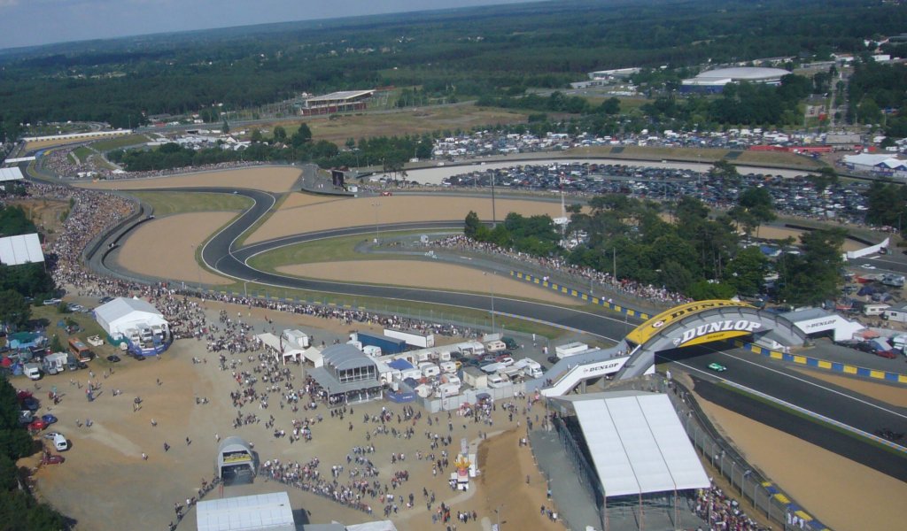 Le Mans 2008: Luftbild der Esses